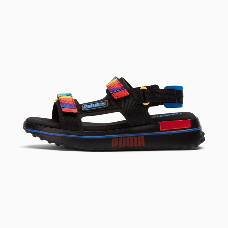 Sandalias Puma Future Rider Rainbow Negros Azul Rey Rojos | 86301HTIZ