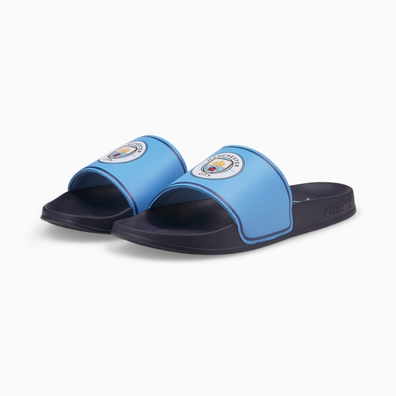 Sandalias Puma Man City Leadcat 2.0 Azul Marino Azules Claro | 48169VEZX