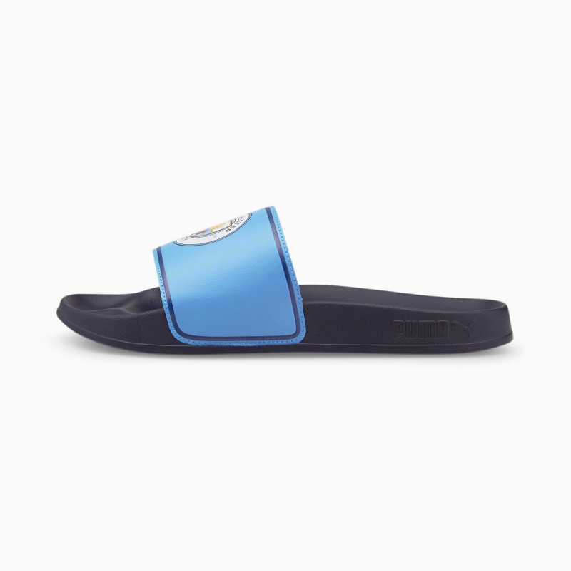 Sandalias Puma Man City Leadcat 2.0 Azul Marino Azules Claro | 48169VEZX