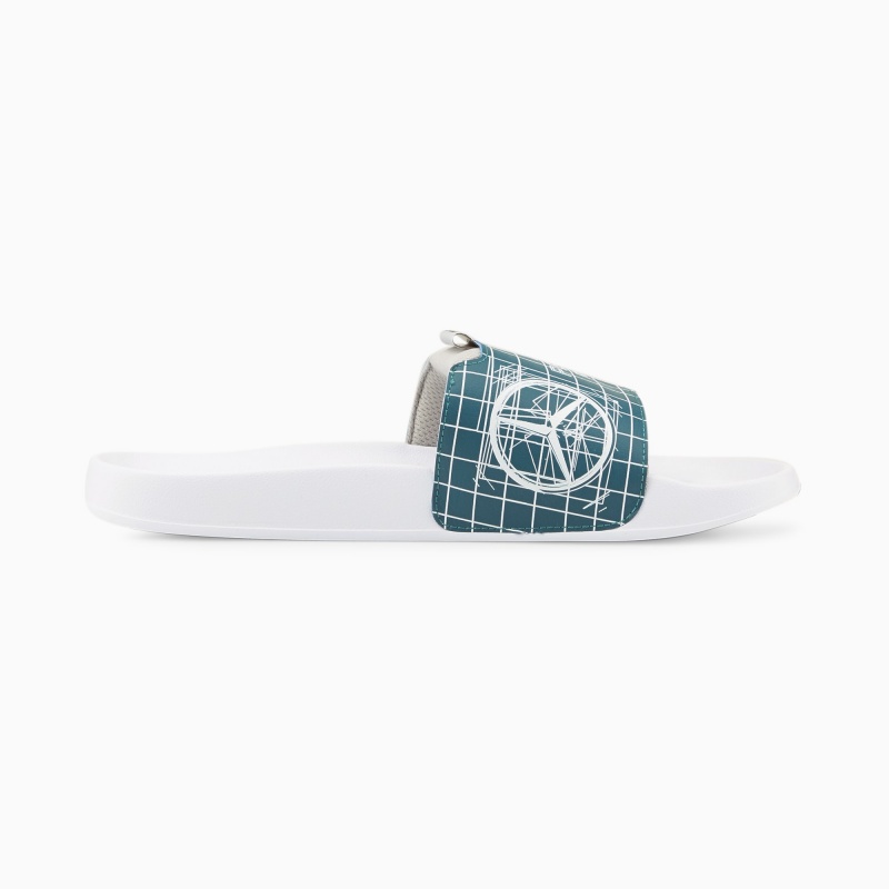Sandalias Puma Mercedes F1 Leadcat 2.0 Blancos Azules Coral | 26418RTOG
