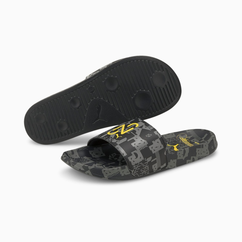 Sandalias Puma Neymar Jr. Leadcat Black Negros | 05841UZBW