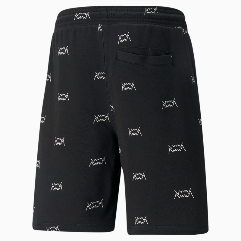 Short Puma Blue Chip Basketball Negros | 46029NHEZ