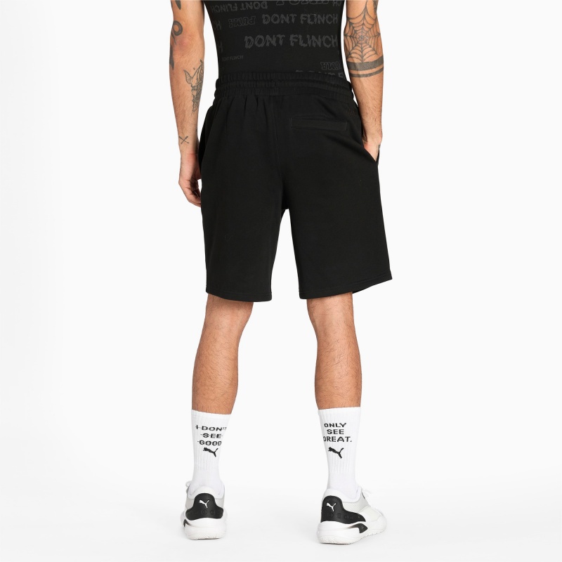 Short Puma Booster Basketball Negros | 87452EAZV