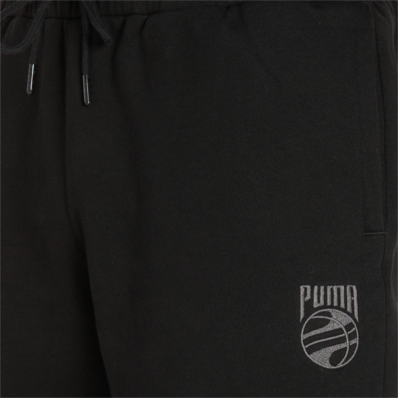 Short Puma Booster Basketball Negros | 87452EAZV