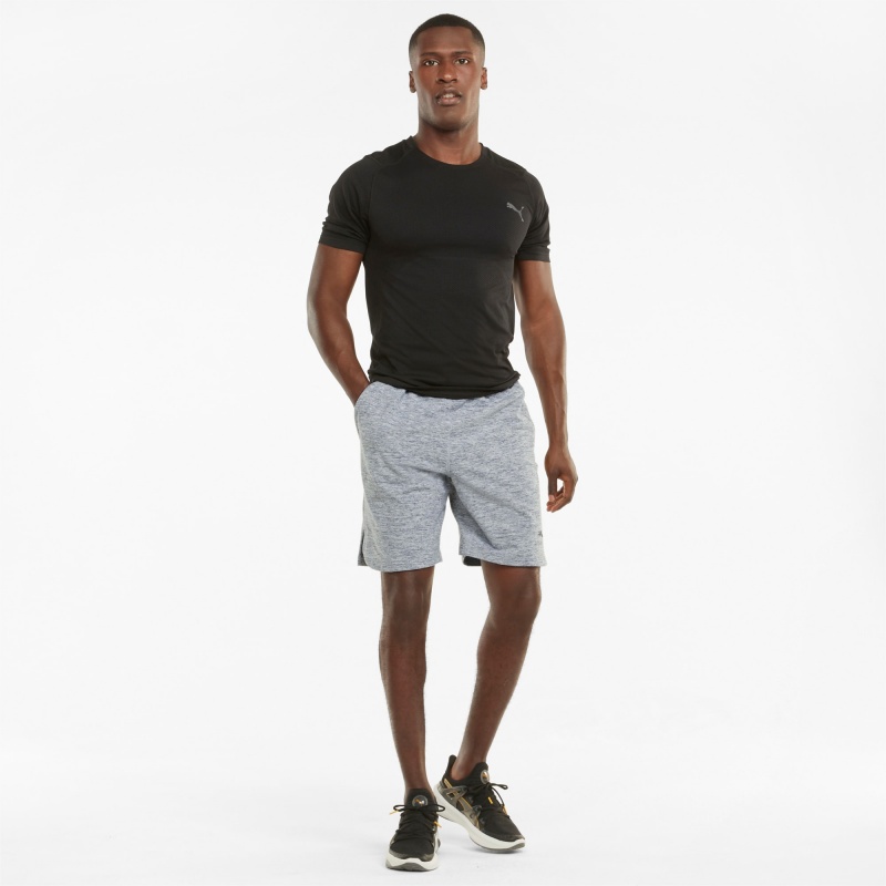 Short Puma CLOUDSPUN 8" Entrenamiento Medium Gray Heather | 74830ZDXE