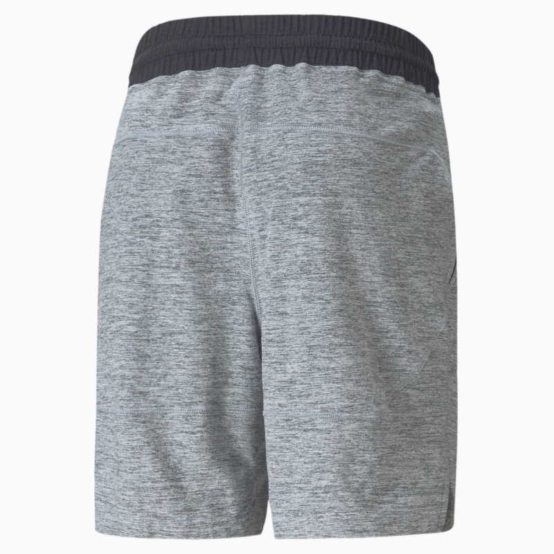Short Puma CLOUDSPUN 8" Entrenamiento Medium Gray Heather | 74830ZDXE