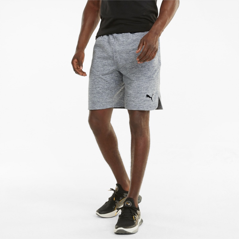 Short Puma CLOUDSPUN 8" Entrenamiento Medium Gray Heather | 74830ZDXE