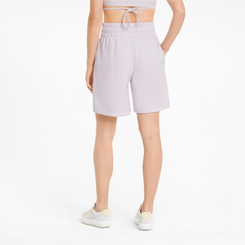 Short Puma Classics High-Cintura Lavanda | 91057GEMI