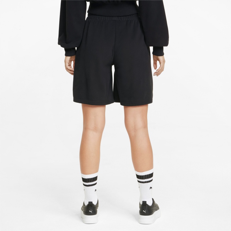 Short Puma Classics High-Cintura Negros | 59283OTKF