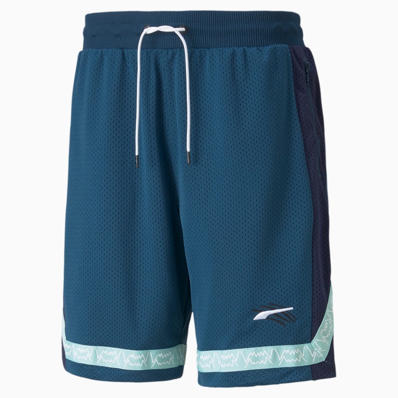 Short Puma Full Ride Basketball Azules | 75918AIGO