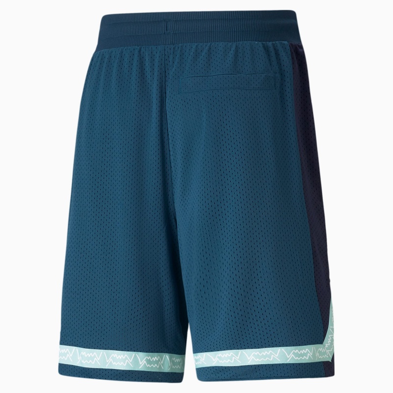 Short Puma Full Ride Basketball Azules | 75918AIGO