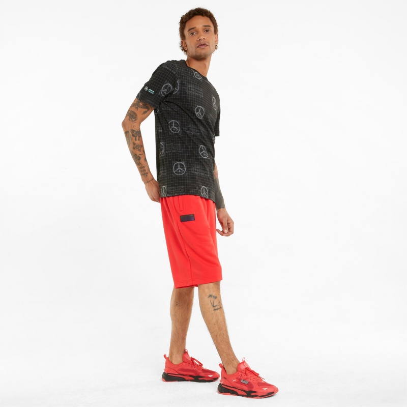 Short Puma Mercedes F1 Statement Hibiscus | 18364OBZR
