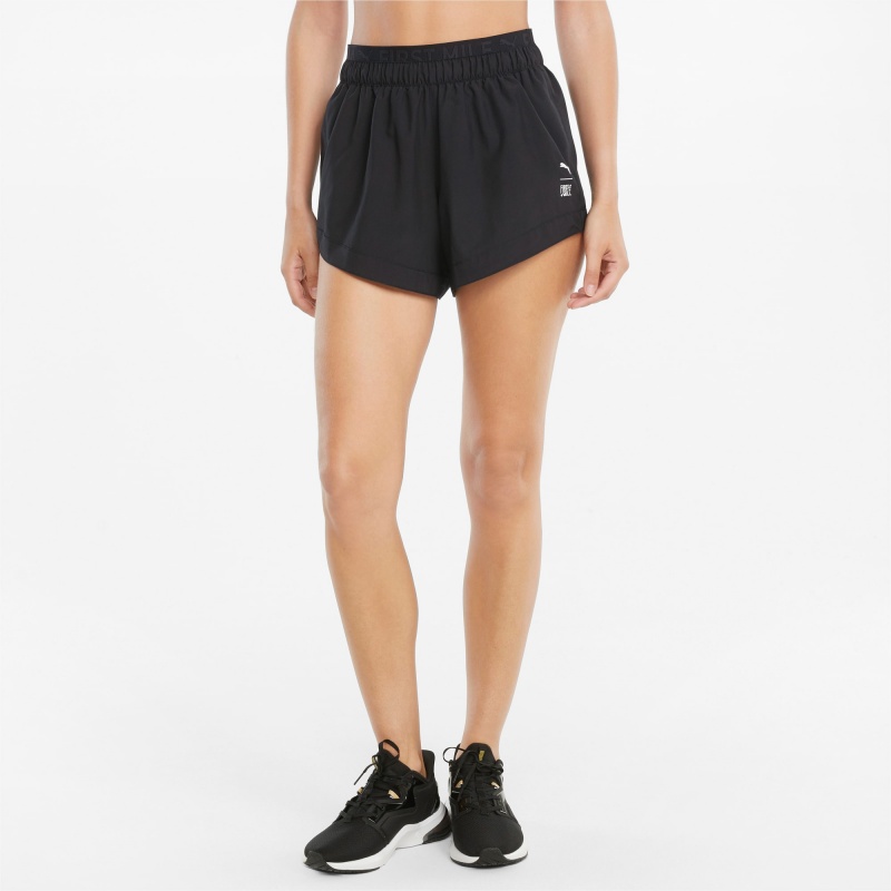 Short Puma PUMA x FIRST MILE Woven Entrenamiento Negros | 67091WPGA