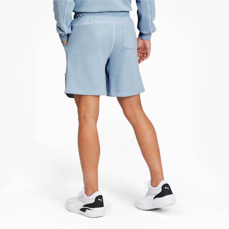 Short Puma Pivot Basketball Azules | 19685RFQX