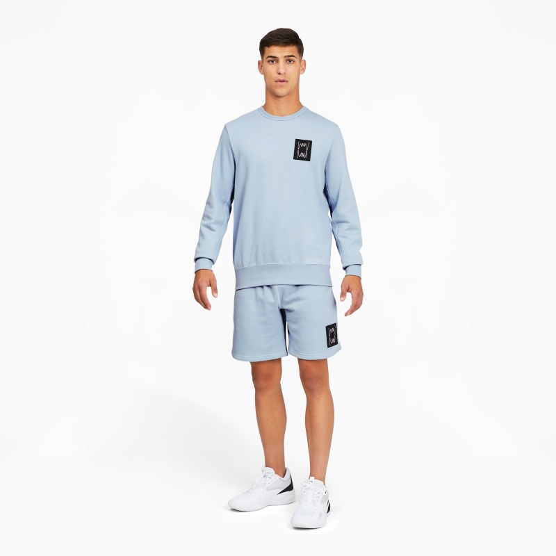 Short Puma Pivot Basketball Azules | 19685RFQX