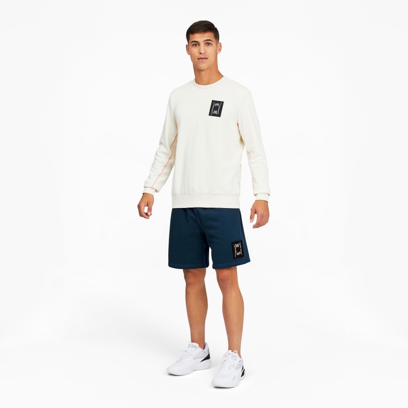 Short Puma Pivot Basketball Azules | 40396CXLF