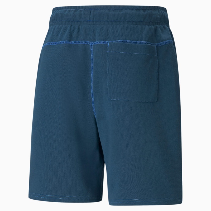 Short Puma Pivot Basketball Azules | 40396CXLF