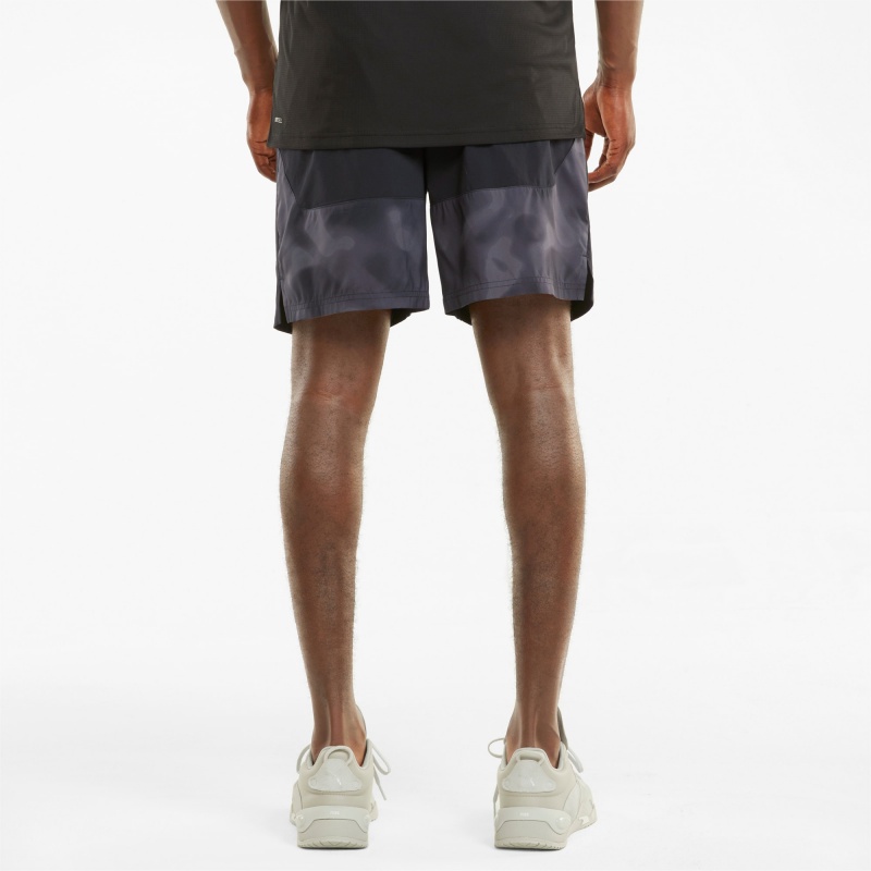 Short Puma Printed 8" Woven Entrenamiento Negros Negros | 01629HTRY