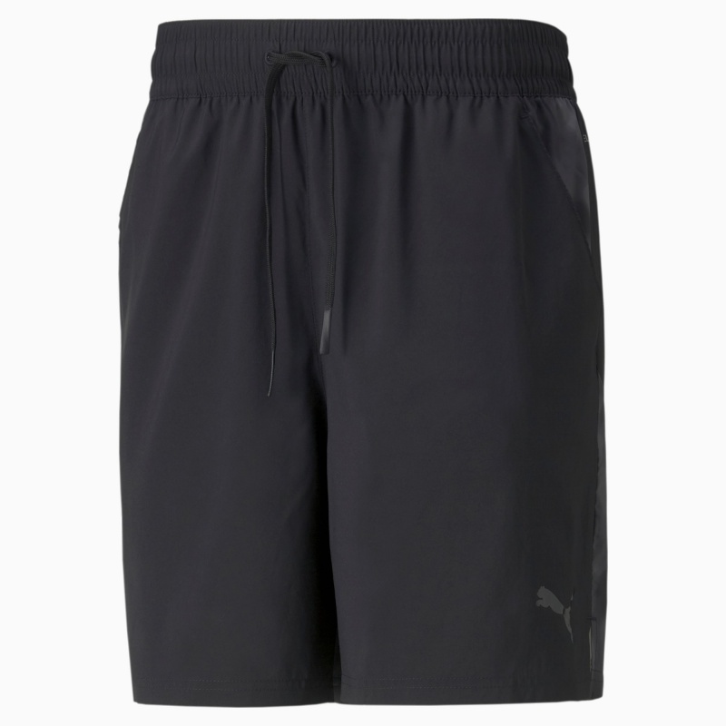 Short Puma Printed 8" Woven Entrenamiento Negros Negros | 01629HTRY