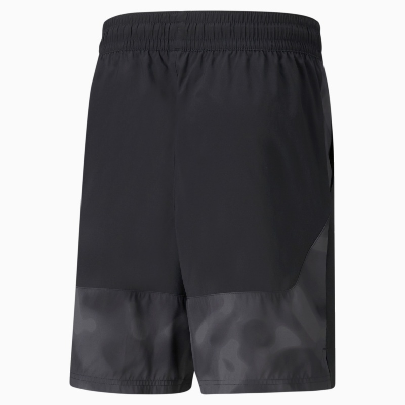 Short Puma Printed 8" Woven Entrenamiento Negros Negros | 01629HTRY