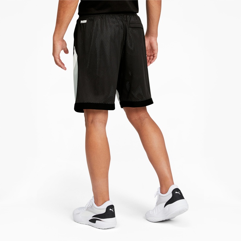 Short Puma Scholarship Basketball Negros | 61329TINC