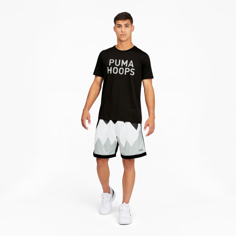 Short Puma Scholarship Basketball Negros | 61329TINC