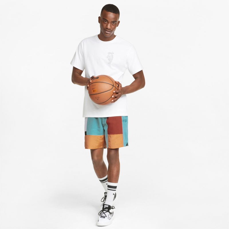 Short Puma Signature Basketball Azules | 07291SWDC