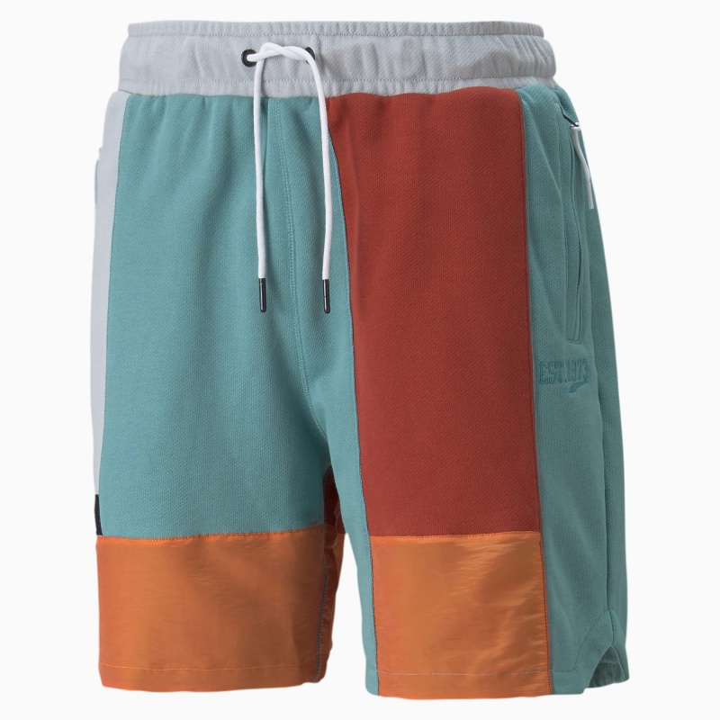 Short Puma Signature Basketball Azules | 07291SWDC