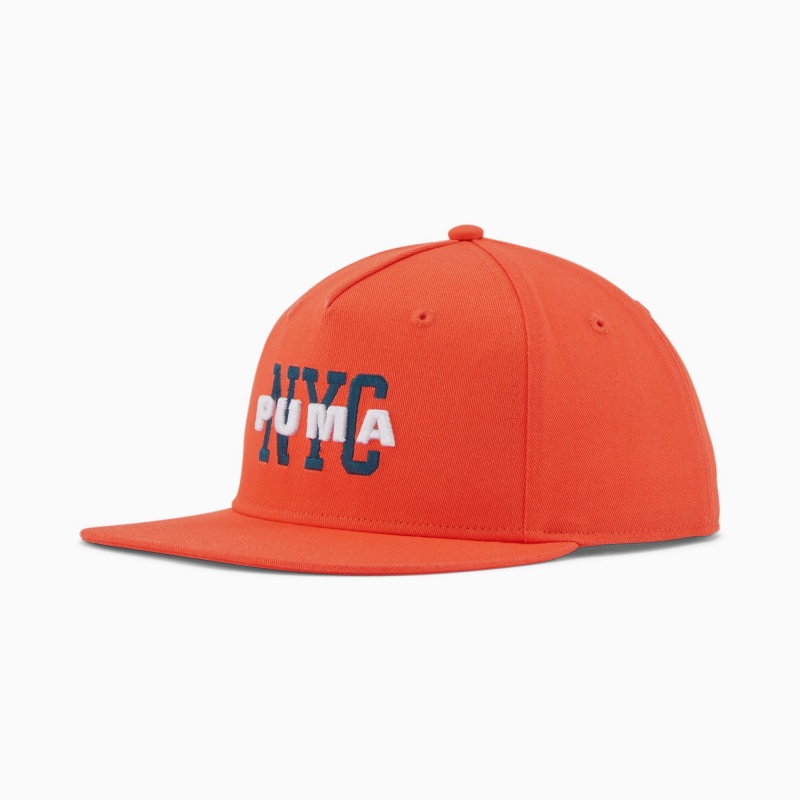 Snapback Puma PUMA NYC Science Snapback Naranjas | 42960OLSH