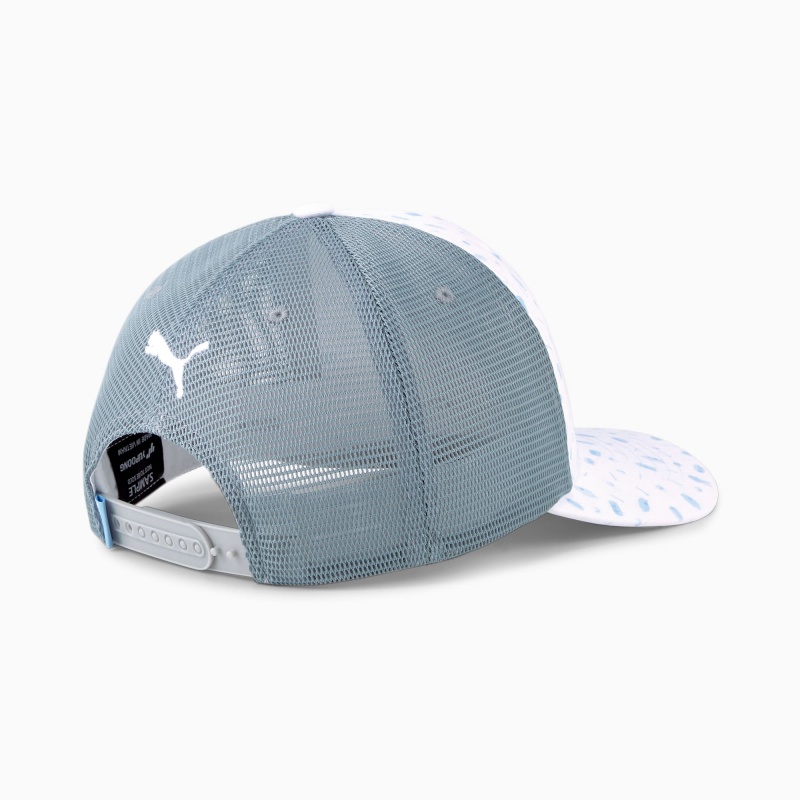 Snapback Puma Snack Shack P 110 Trucker Snapback Blancos Azules | 02589QKUM