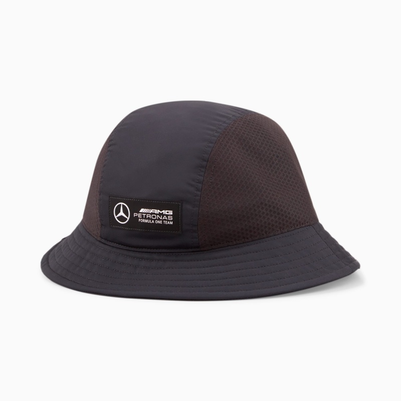 Sombreros Puma Mercedes F1 Bucket Negros | 07245HIEP