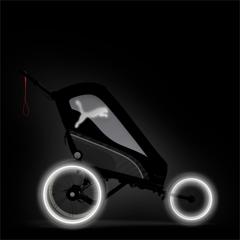 Stroller Puma PUMA x CYBEX ZENO One Box Negros Rojos | 16503EYWJ