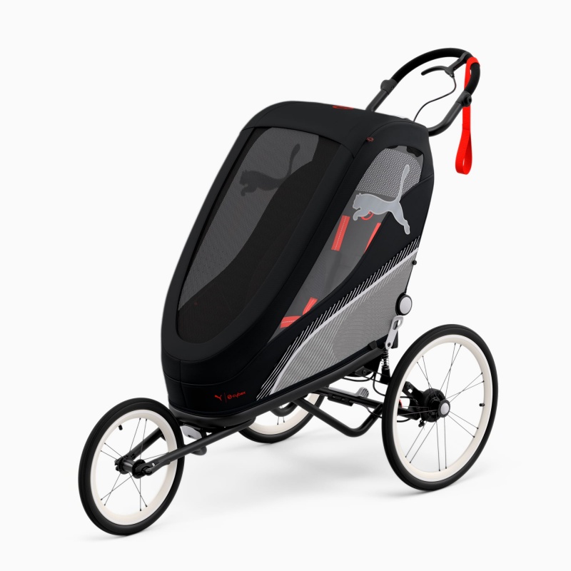 Stroller Puma PUMA x CYBEX ZENO One Box Negros Rojos | 16503EYWJ