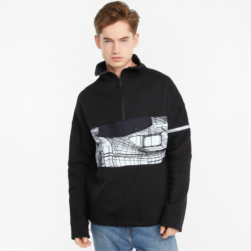 Sudadera Puma BMW M Motorsport Calle Moto Negros | 31984MGRK