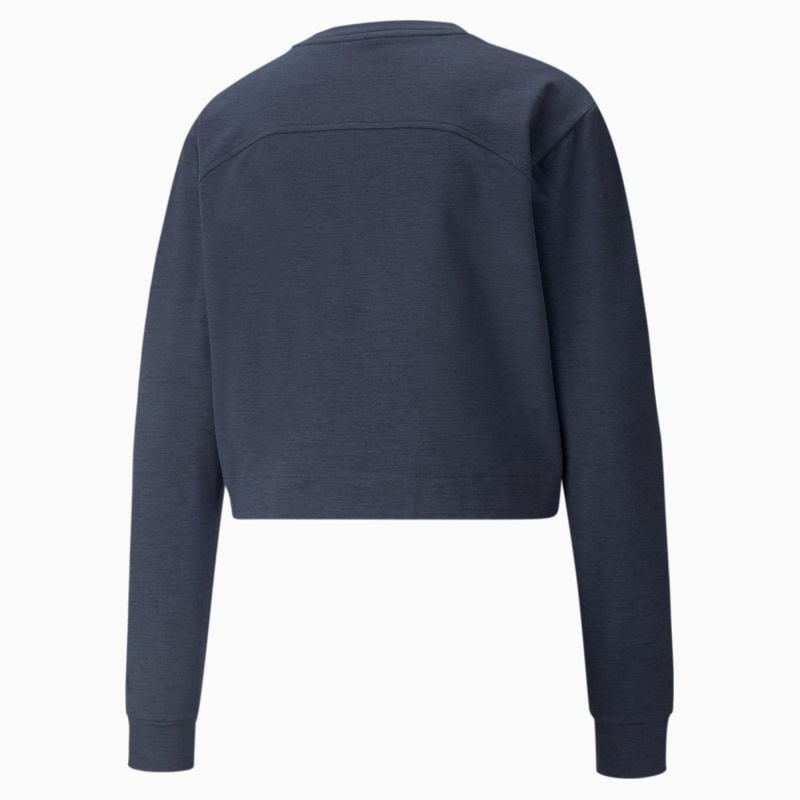 Sudadera Puma CLOUDSPUN Crew Neck Entrenamiento Spellbound Heather | 97860KROS
