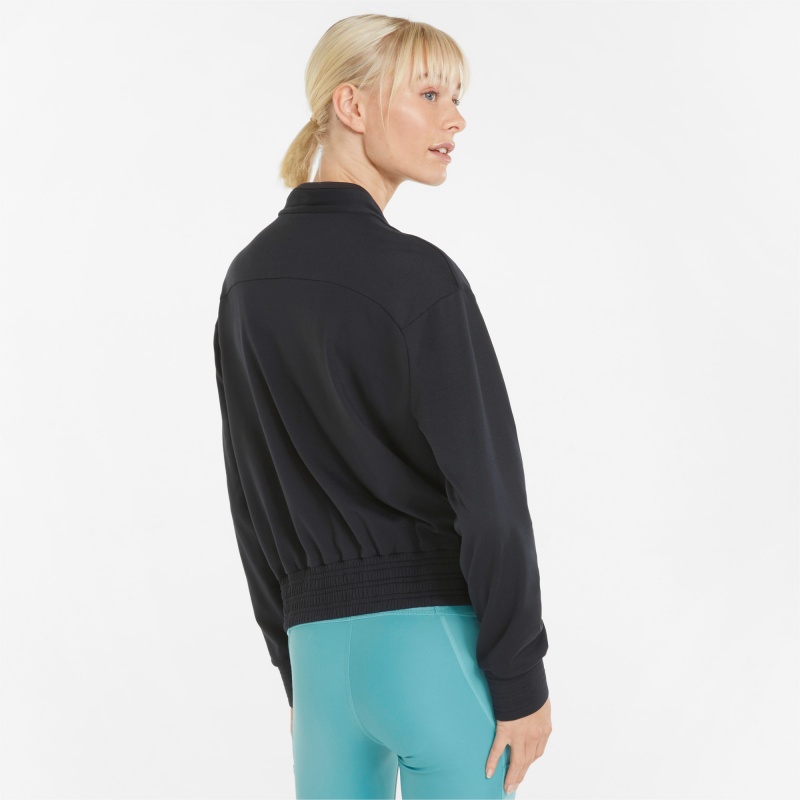 Sudadera Puma CLOUDSPUN Moda Luxe Entrenamiento Negros | 70924UJTI