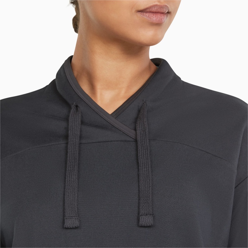Sudadera Puma CLOUDSPUN Moda Luxe Entrenamiento Negros | 70924UJTI
