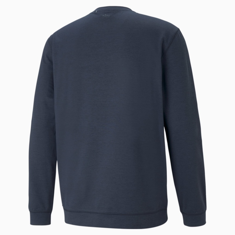 Sudadera Puma Cloudspun Crewneck Azul Marino | 29307HOGF