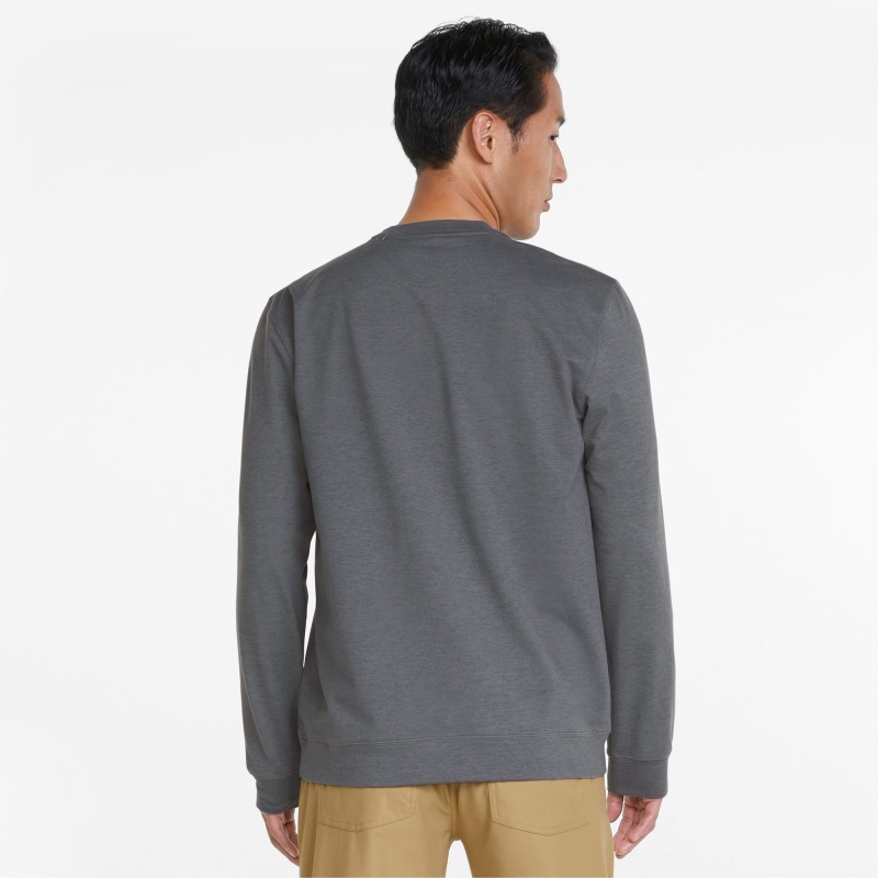 Sudadera Puma Cloudspun Crewneck QUIET SHADE Heather | 10423QMJZ