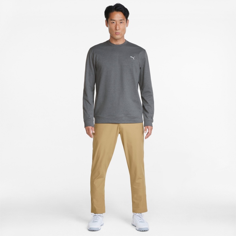 Sudadera Puma Cloudspun Crewneck QUIET SHADE Heather | 10423QMJZ