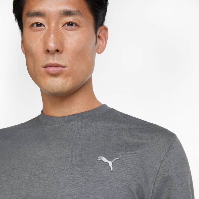 Sudadera Puma Cloudspun Crewneck QUIET SHADE Heather | 10423QMJZ