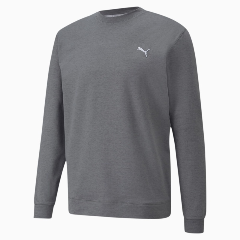 Sudadera Puma Cloudspun Crewneck QUIET SHADE Heather | 10423QMJZ