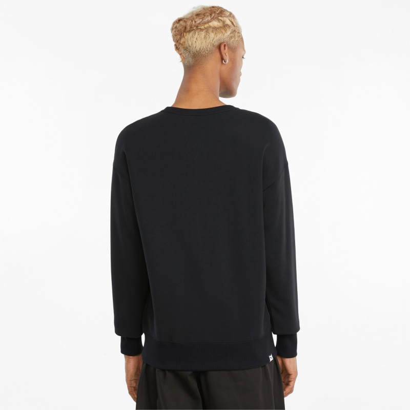 Sudadera Puma Downtown Crew Neck Negros | 56318TRHE