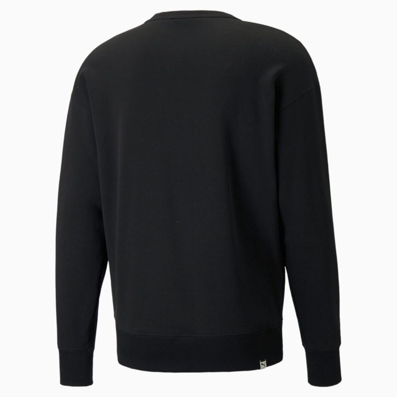 Sudadera Puma Downtown Crew Neck Negros | 56318TRHE