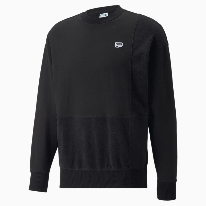 Sudadera Puma Downtown Crew Neck Negros | 57346LPXI