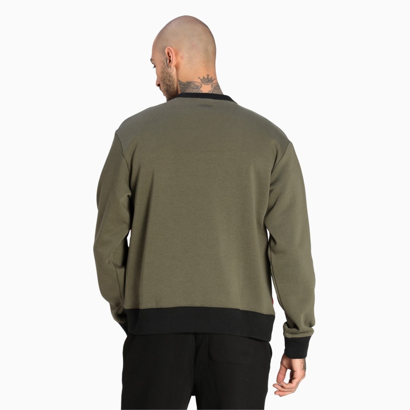 Sudadera Puma Enrolment Crew Neck Basketball Grape Leaf | 04297KDHY