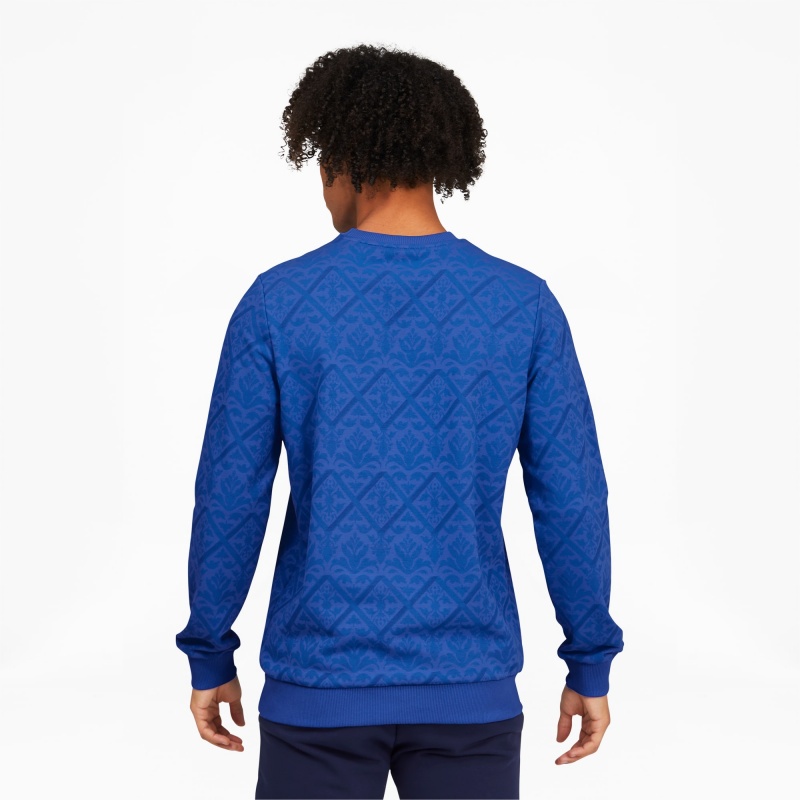 Sudadera Puma FIGC Estampados Winner Soccer Azules Azules | 07549JZRI