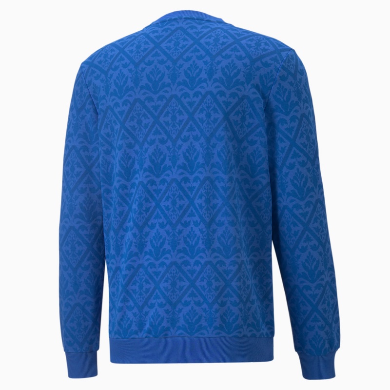 Sudadera Puma FIGC Estampados Winner Soccer Azules Azules | 07549JZRI