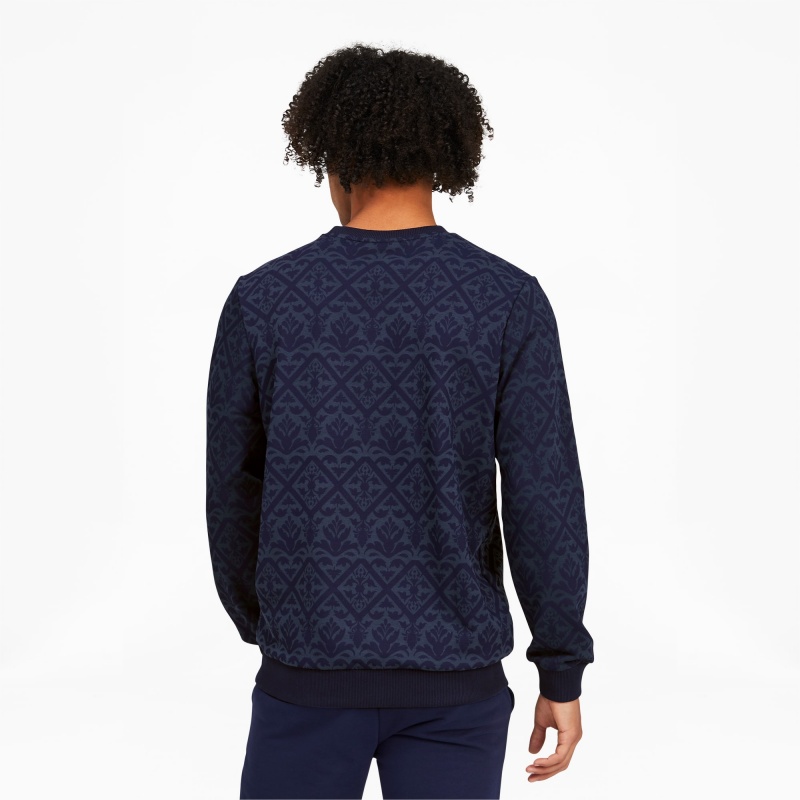 Sudadera Puma FIGC Estampados Winner Soccer Spellbound / Peacoat | 25683PMIG