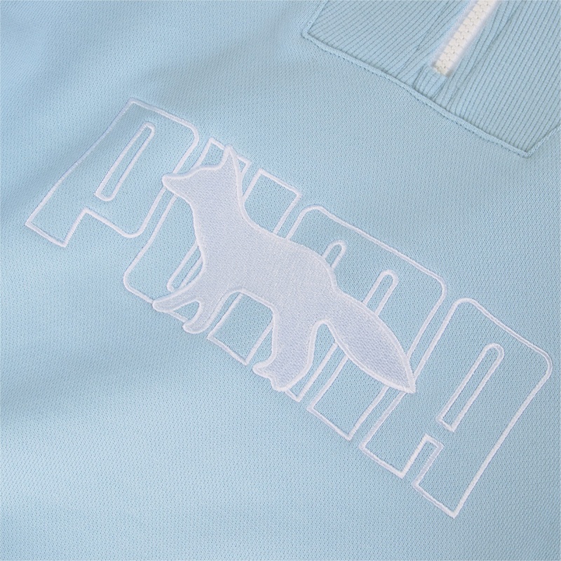 Sudadera Puma PUMA x MAISON KITSUNE Half-Zip Azules | 51937CKVX